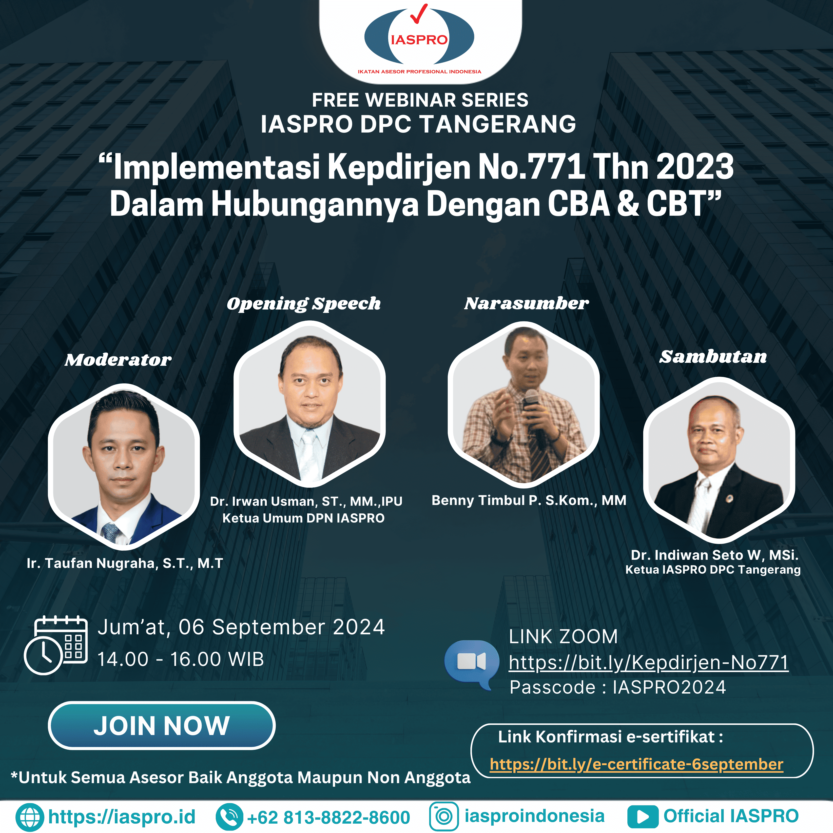 Implementasi Kepdirjen No. 771 Thn 2023 dalam Hubungannya dengan CBA & CBT