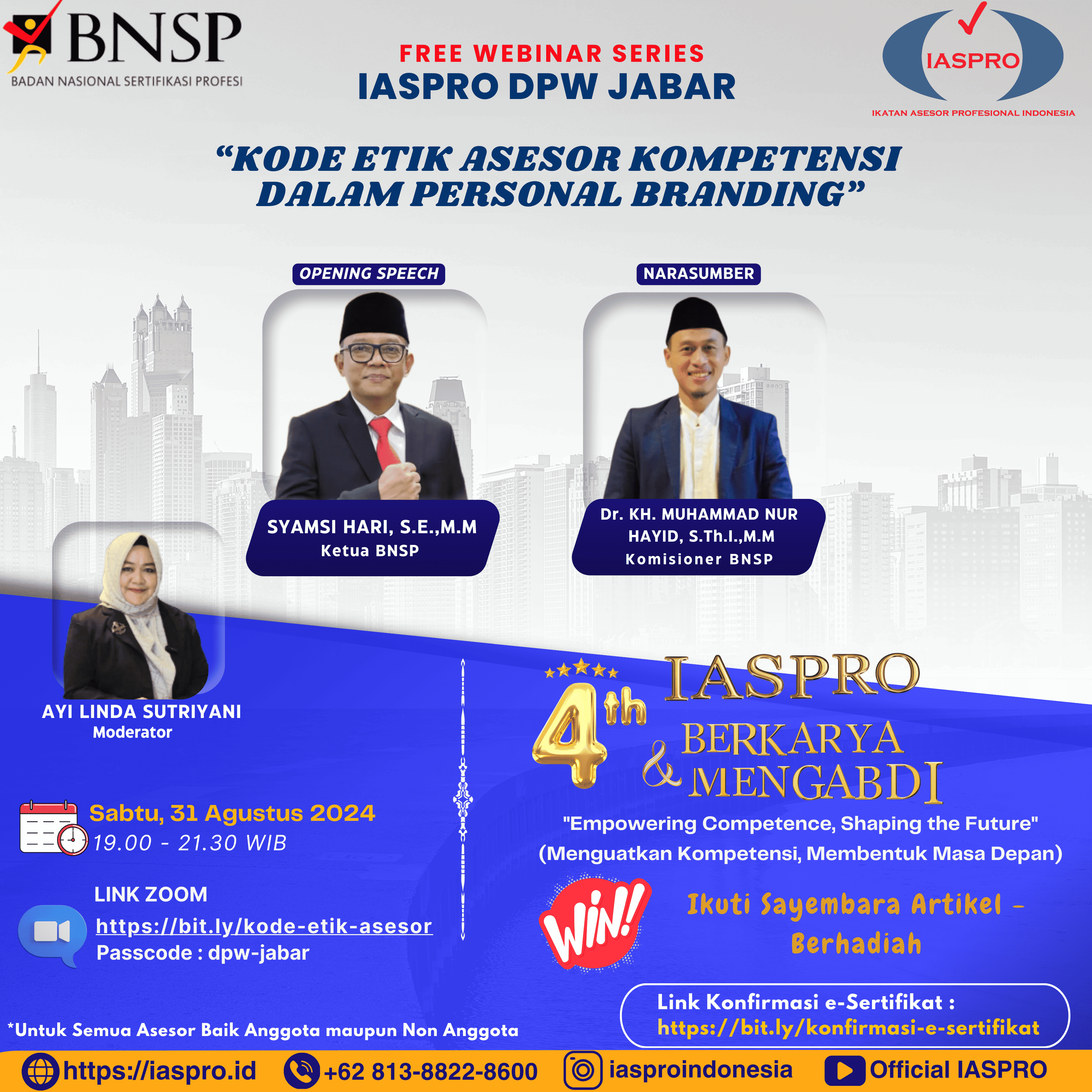 Kode Etik Asesor Kompetensi dalam Personal Branding
