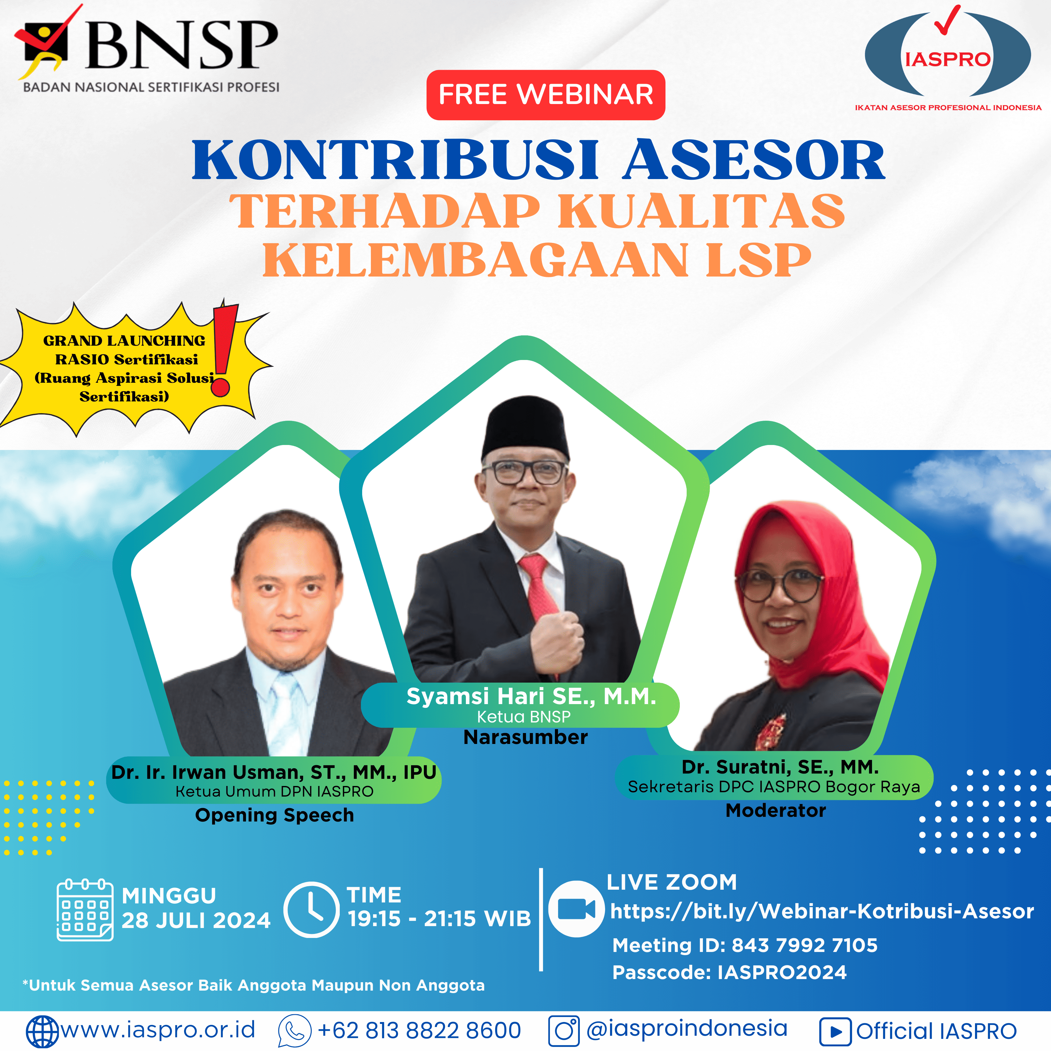 Kontribusi Asesor terhadap Kualitas Kelembagaan LSP